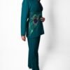 Turquoise blazer set